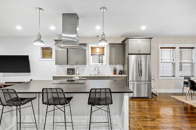 The kitchen is the heart of this home, designed for both function and elegance