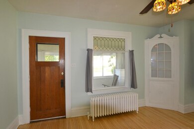 Beautiful front door. Most of the home features th