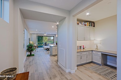 Hallway and Office Area