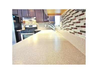 Solid surface counters & glass tile backsplash mak