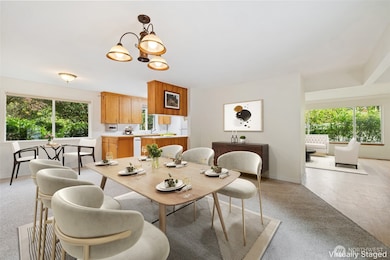 Main Dining Room Area off Kitchen and Living Room