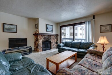 Living area w fireplace