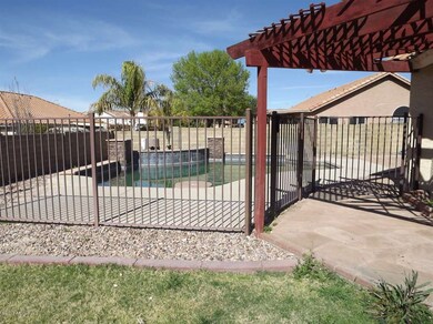 Fenced pool