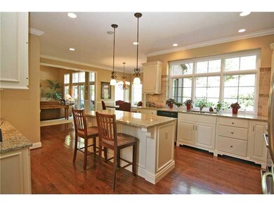 Kitchen. A focal point of the updated kitchen is t