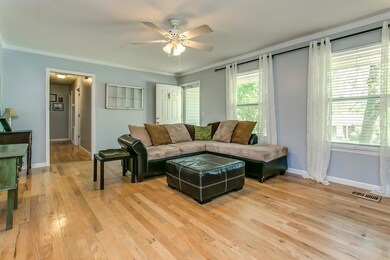 Beautiful sand-and-finish wood floors provide a very comfortable and pleasant home, along with abundant natural light.  Open and flexible floor plan.