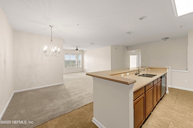 Kitchen Overlooking Living Area