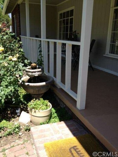 Front porch with fountain to enjoy the serenity as