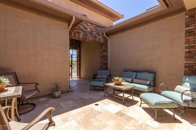 Courtyard w/Iron Gate