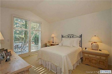 Master bedroom suite with garden patio