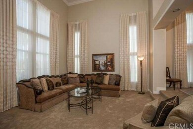 Formal inviting living room, complete with new car