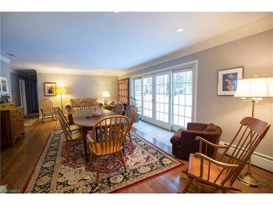 Another view of the family room, with large french