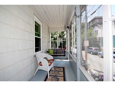 Porch. North facing porch offers cool breezes all
