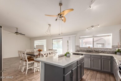 Kitchen and Eat in kitchen view 2
