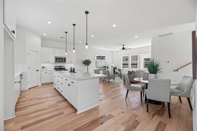 The open and inviting 2nd floor is an entertainer’
