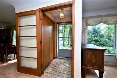 Front entrance vestibule with guest closet