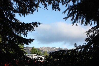 View of Mountains from Dining Area