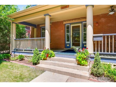 Classic covered porch