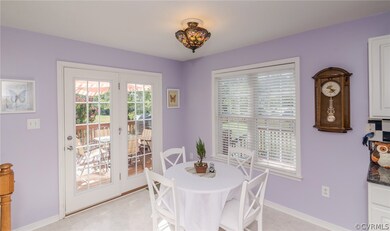 Eat in Kitchen with exit to large rear deck