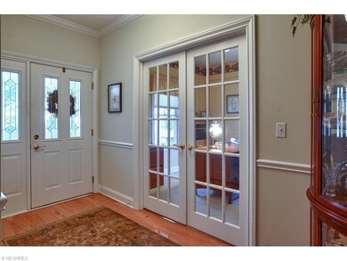 French Doors open to office/den.