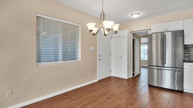 Pantry & door to garage
