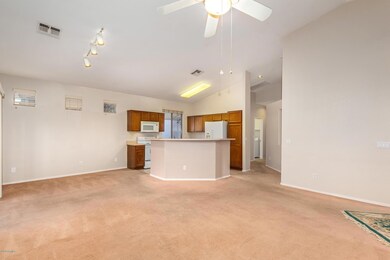 Bright and open great room.
