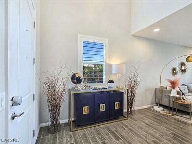Office space with dark wood-style floors and a tow