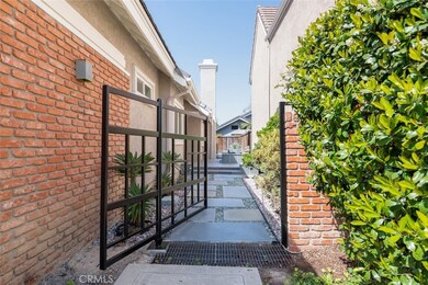 Custom gated entrance.