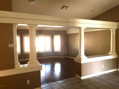 Dramatic Entry To Living Room