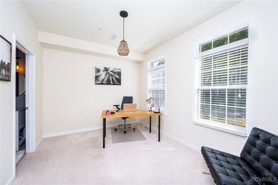 1st floor bedroom/office w/ attached bath