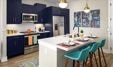 Kitchen featuring stainless steel appliances, a ki