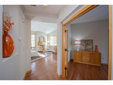 From the foyer to the living room.