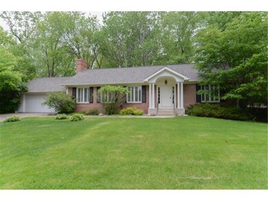 Charming one story home situated on a nearly 1/2 a