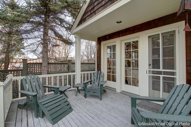 Inviting west porch w/hot tub