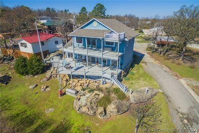 Decks and Balconies Along Back of Home