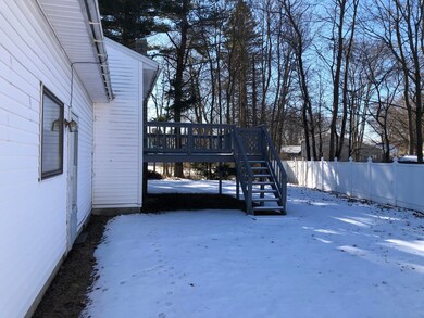 Oversized deck & back yard
