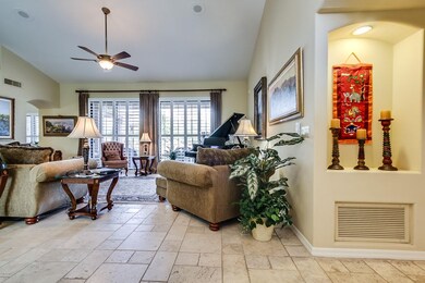 Travertine flooring