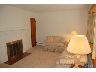 Beautiful Formal Living Room with Fireplace.