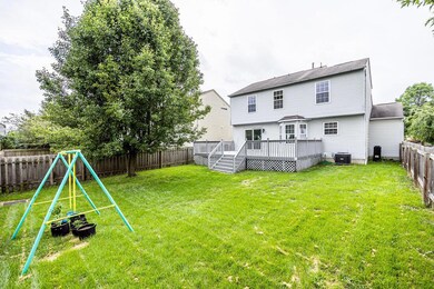 Welsh back yard to deck