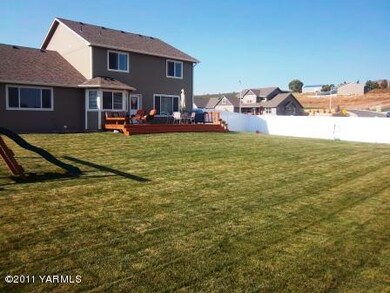 Large back yard