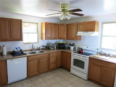 Completely renovated kitchen with ceramic tile flo