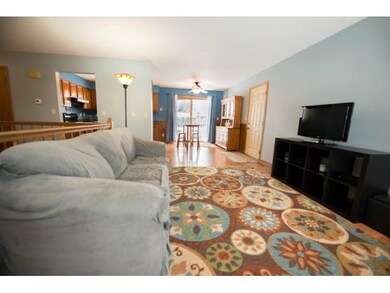 The open floor plan makes it easy to entertain.
