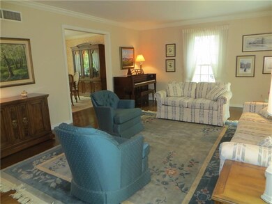 Living room facing the dining room