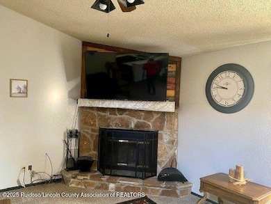 Fireplace and tv