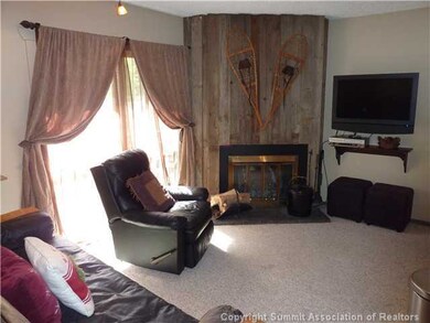 Living Room. Wood Burning Fireplace with the wood