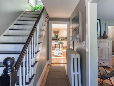 Front entrance hall with views of...