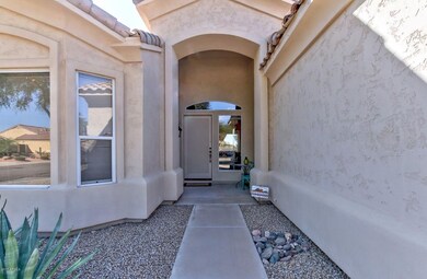Walkway to front door