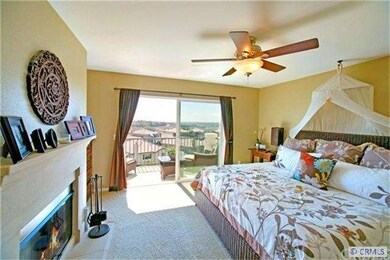 Master Bedroom w/ Fire Place and Deck