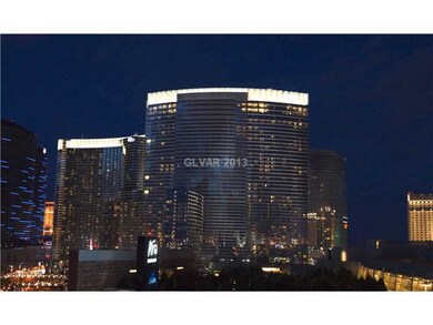 View. Directly across from the balcony is Aria & C