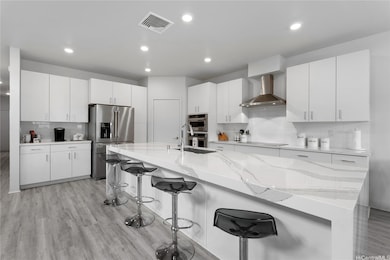 In addition to stainless steel appliances and quar