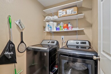 Interior laundry room